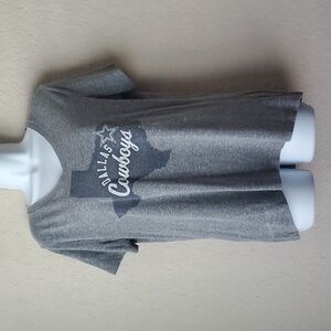 Gray Dallas Cowboys women's XL shirt